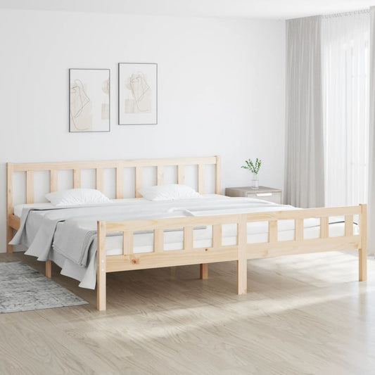 vidaXL Bed Frame Solid Wood 160x200 cm