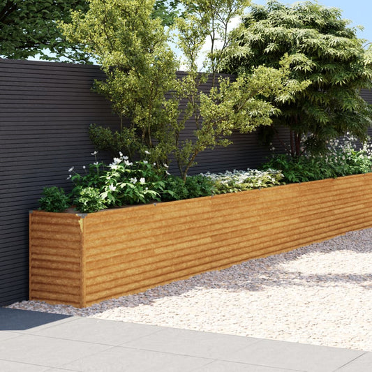 vidaXL Garden Raised Bed 770x50x69 cm Corten Steel