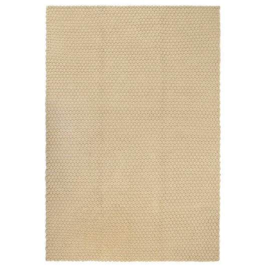 vidaXL Rug Rectangular Natural 200x300 cm Cotton