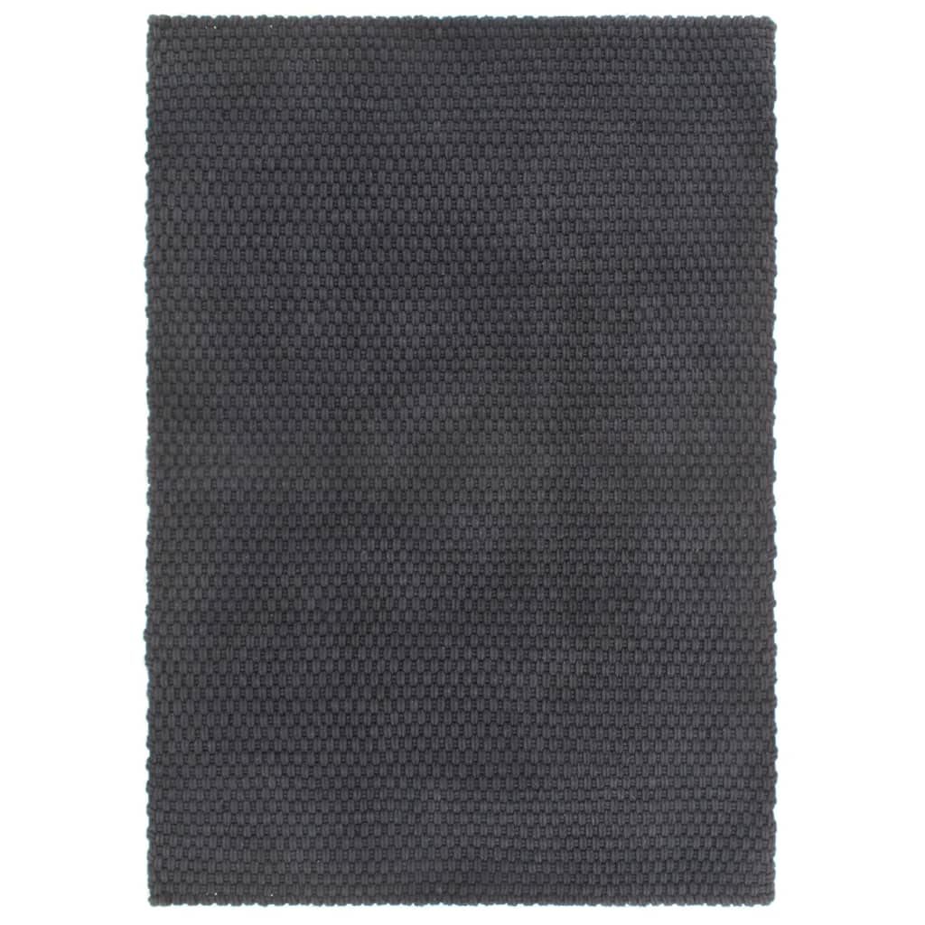 vidaXL Rug Rectangular Anthracite 200x300 cm Cotton