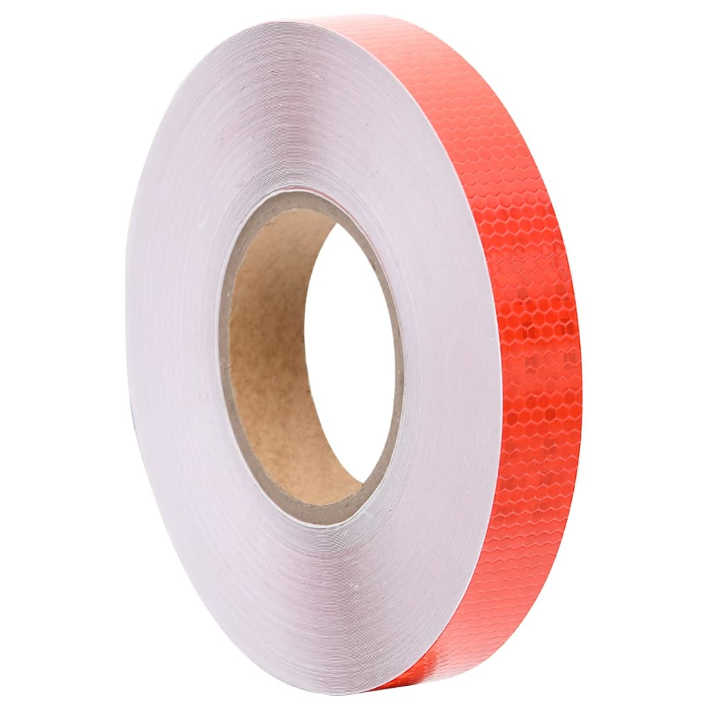 vidaXL Reflective Tape Red 2.5 cmx50 m PVC