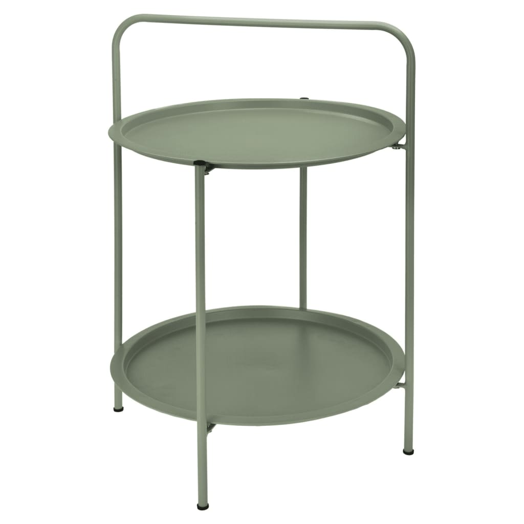 ProGarden Outdoor Table with 2 Trays 50x66 cm Matte Green