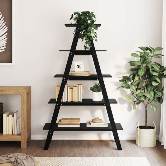 vidaXL 5-Tier Shelf A-shape 110x40x180.5 cm Solid Wood Pine