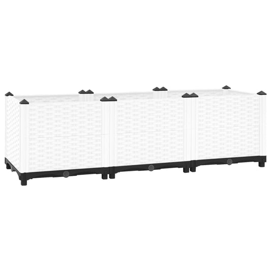 vidaXL Raised Bed 120x40x38 cm Polypropylene
