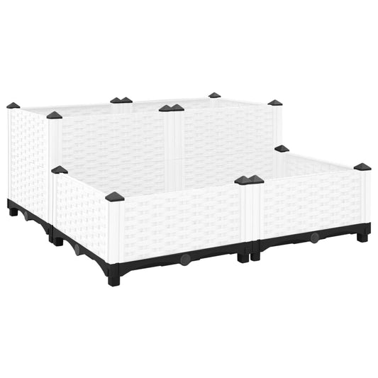vidaXL Raised Bed 80x80x38 cm Polypropylene