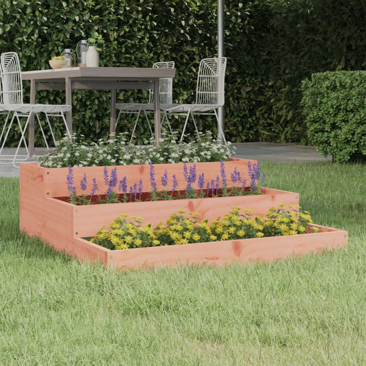 vidaXL Planter 78x78x27 cm Solid Wood Douglas