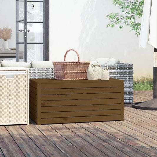 vidaXL Garden Box Honey Brown 101x50.5x46.5 cm Solid Wood Pine
