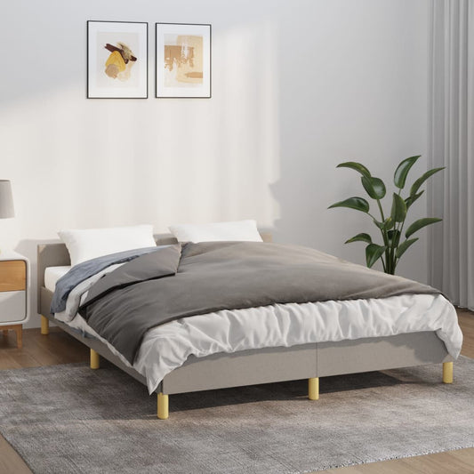 vidaXL Weighted Blanket with Cover Grey 140x200 cm 6 kg Fabric