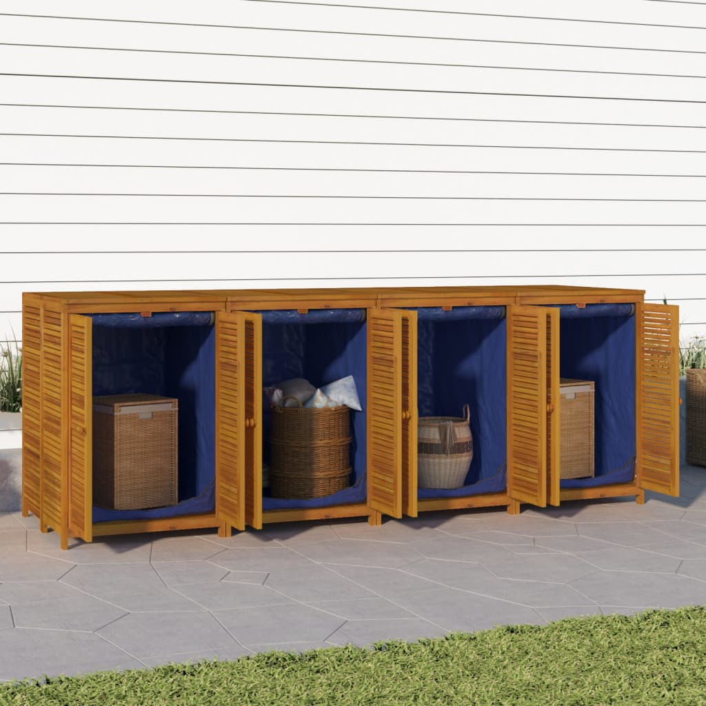 vidaXL Garden Storage Box 280x87x104 cm Solid Wood Acacia