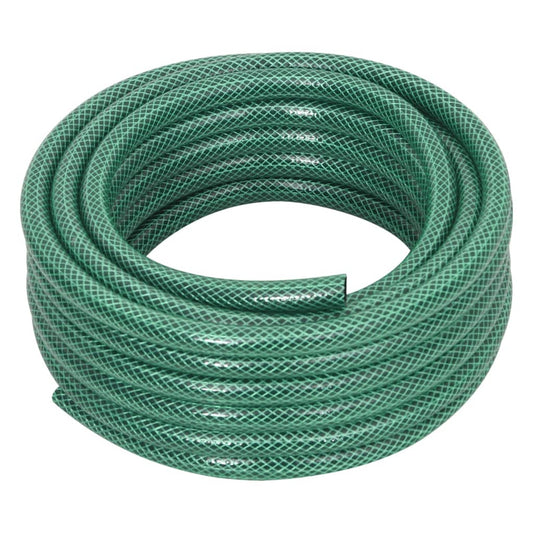 vidaXL Garden Hose Green 0.6" 20 m PVC