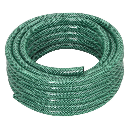 vidaXL Garden Hose Green 0.6" 30 m PVC
