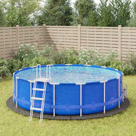 vidaXL Pool Ground Cloth Light Grey íÖ458 cm Polyester Geotextile