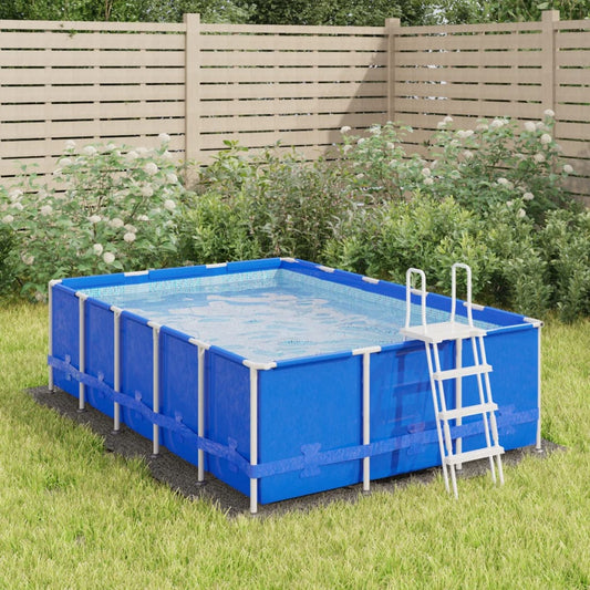 vidaXL Pool Ground Cloth Light Grey 300x220 cm Polyester Geotextile