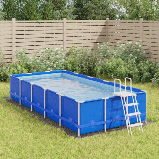 vidaXL Pool Ground Cloth Light Grey 500x250 cm Polyester Geotextile