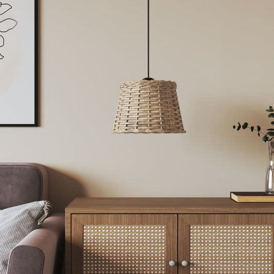 vidaXL Ceiling Lamp Shade Brown íÖ25x17 cm Wicker