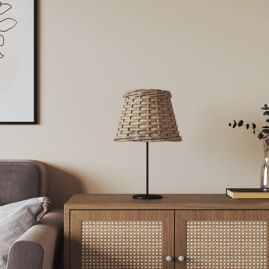 vidaXL Lamp Shade Brown íÖ15x12 cm Wicker