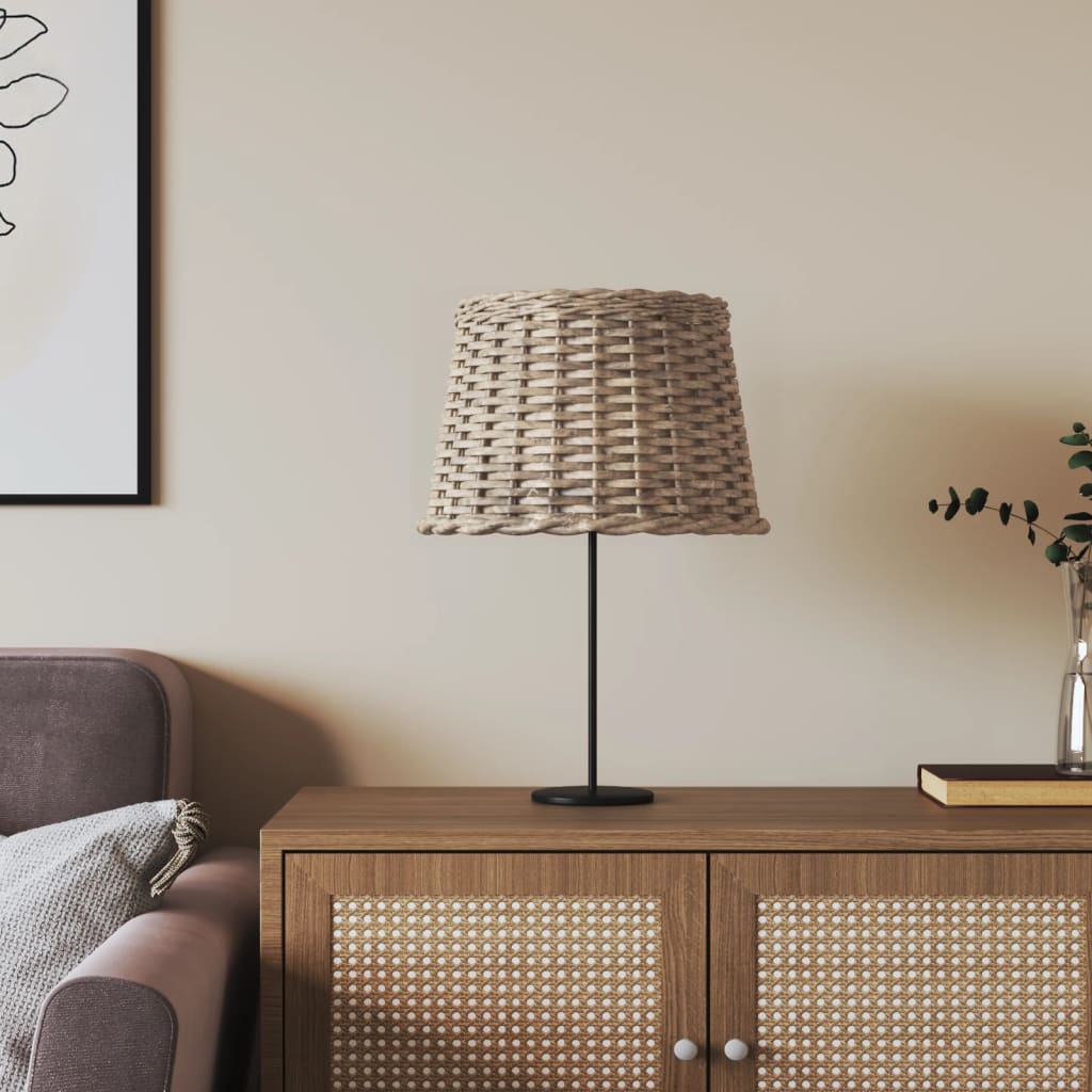 vidaXL Lamp Shade Brown íÖ40x26 cm Wicker