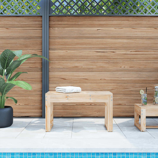 vidaXL Garden Bench 80x38x45 cm Solid Wood Pine