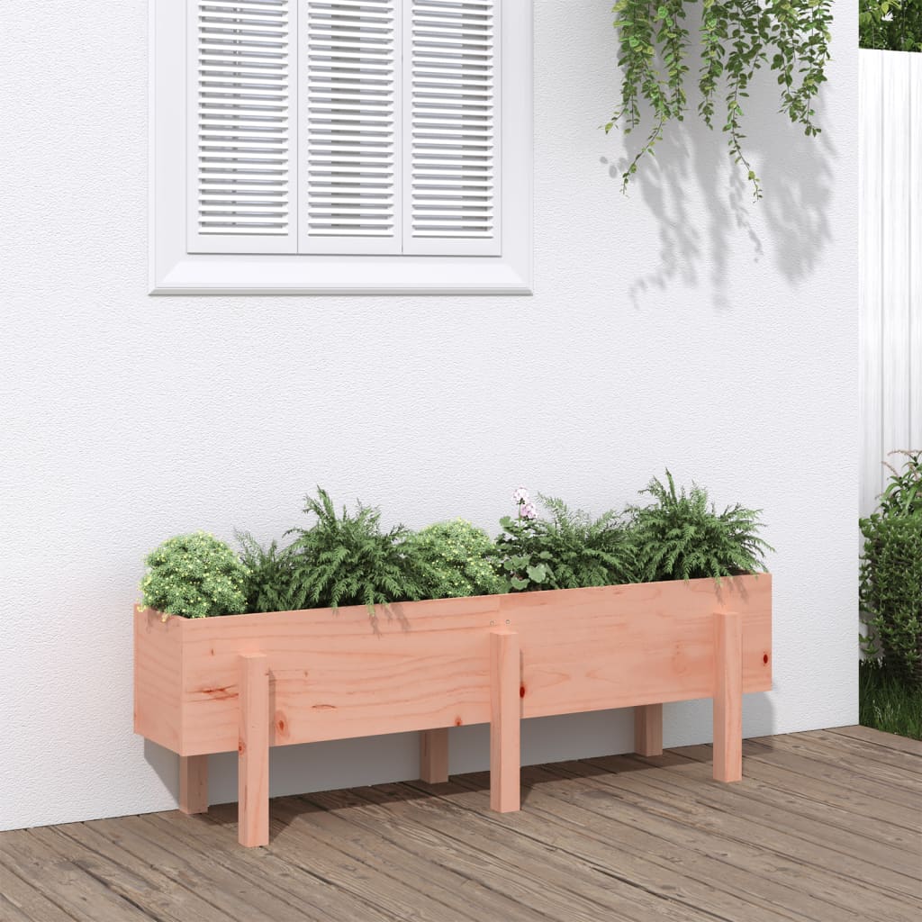 vidaXL Garden Raised Bed 121x30x38 cm Solid Wood Douglas
