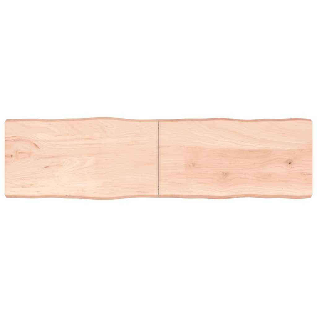 vidaXL Table Top 220x60x(2-6) cm Untreated Solid Wood Live Edge