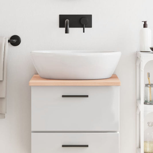 vidaXL Bathroom Countertop 40x60x2 cm Untreated Solid Wood