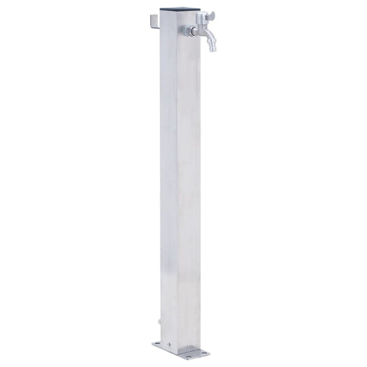 vidaXL Garden Water Column 80 cm Stainless Steel Square