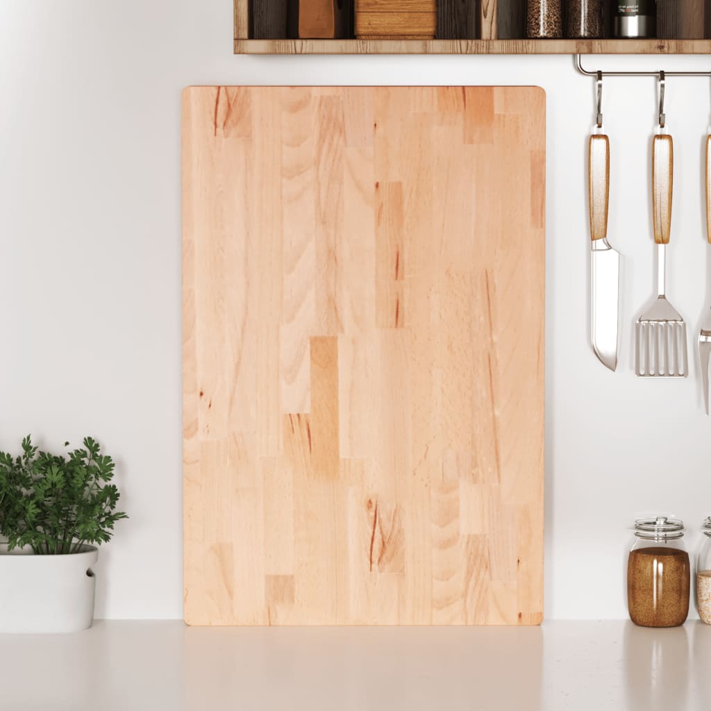 vidaXL Chopping Board 60x40x4 cm Solid Wood Beech