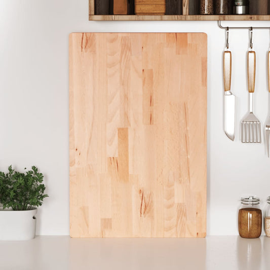 vidaXL Chopping Board 60x40x4 cm Solid Wood Beech