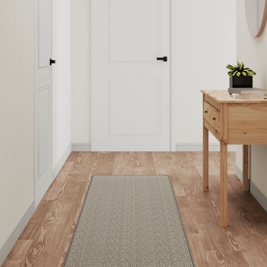 vidaXL Carpet Runner Sisal Look Taupe 50x200 cm