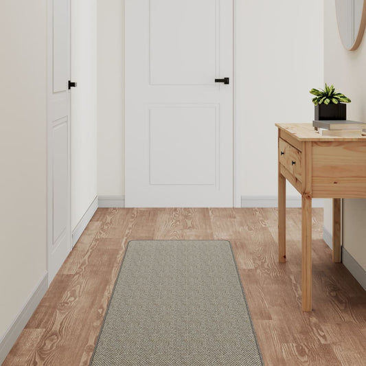vidaXL Carpet Runner Sisal Look Silver 50x300 cm