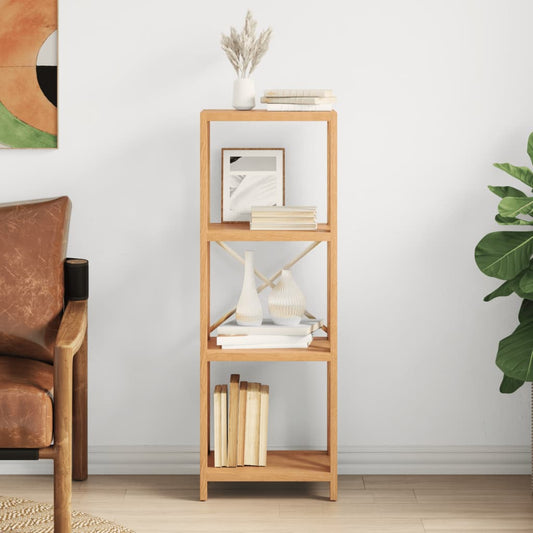vidaXL 4-Tier Shelf 40x30x112 cm Solid Wood Oak