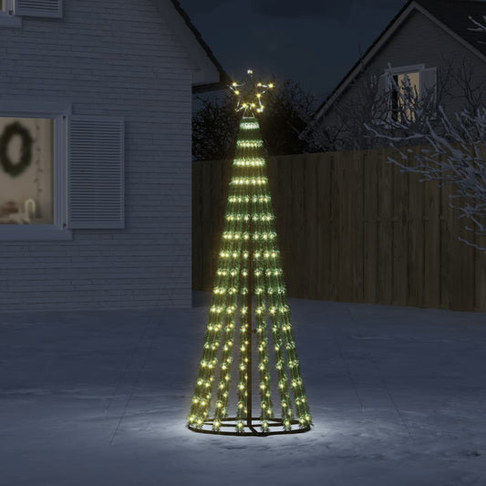 vidaXL Christmas Tree Light Cone 275 LEDs Warm White 180 cm