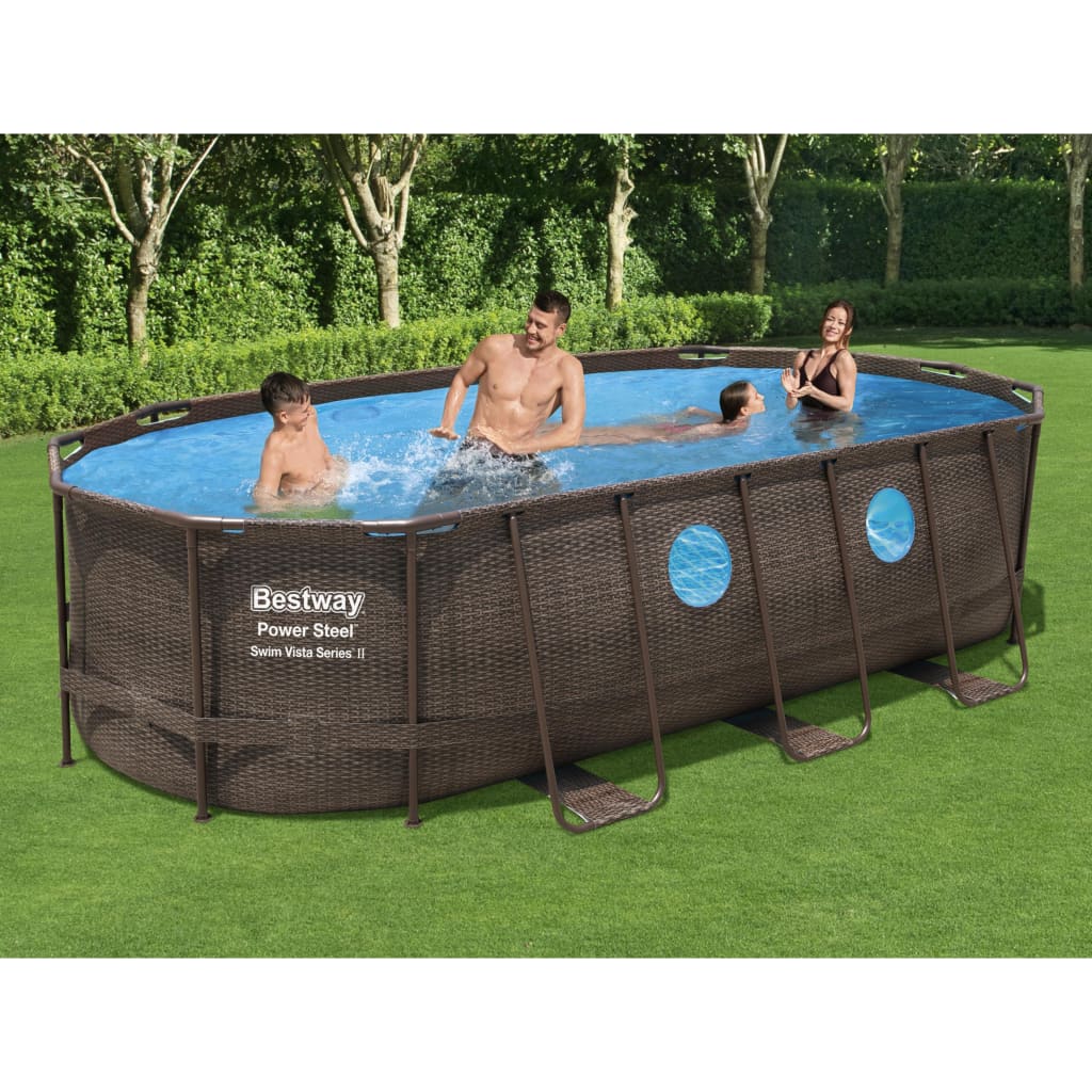 Bestway Power Steel Swim Vista Series Swimming Pool Set 549x274x122 cm