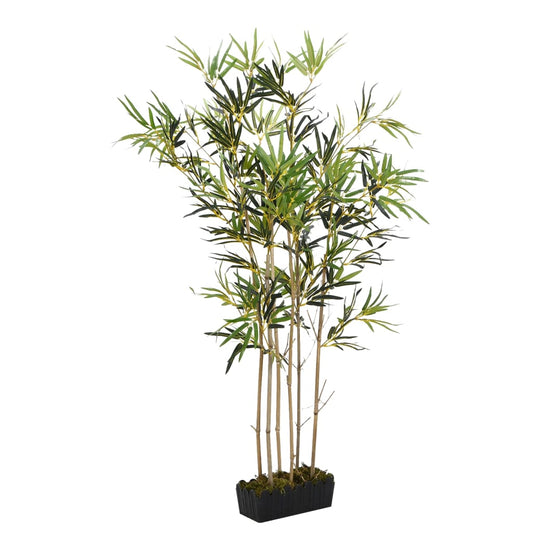 vidaXL Artificial Bamboo Tree 368 Leaves 80 cm Green