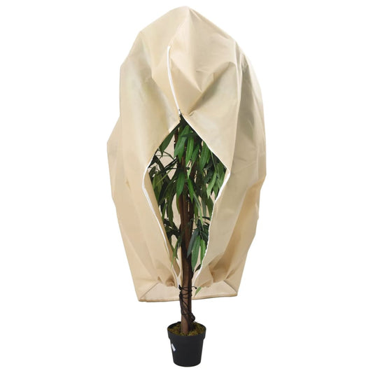 vidaXL Plant Fleece Cover with Zip 70 g/m² 2.36x2 m