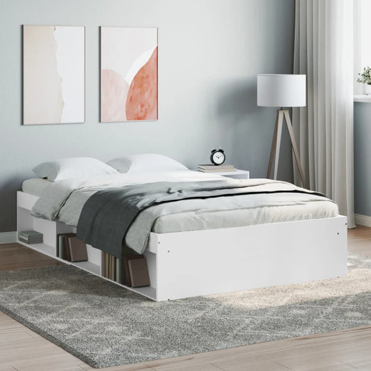 vidaXL Bed Frame White 120x200 cm
