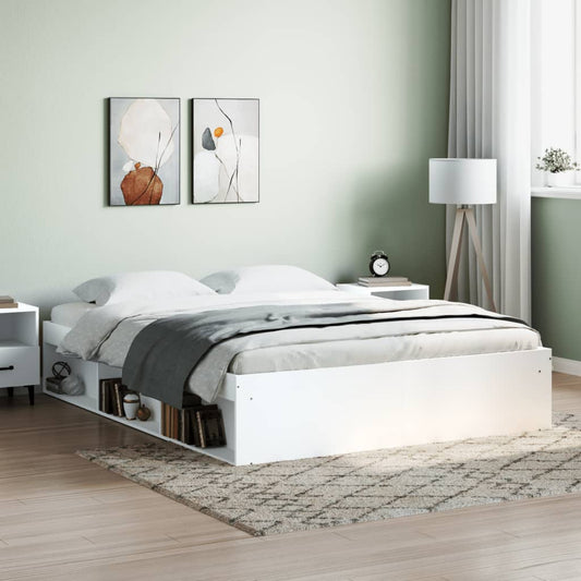 vidaXL Bed Frame White 140x200 cm