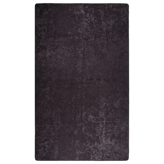 vidaXL Rug Washable Anthracite 120x170 cm Anti Slip