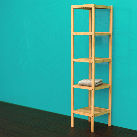EISL Bathroom Shelf with 5 Shelves Compartments 34x33x140 cm